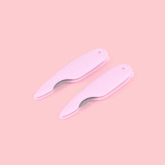 Stainless Steel Folding Nail File Double Sided Cuticle Shaping Tool