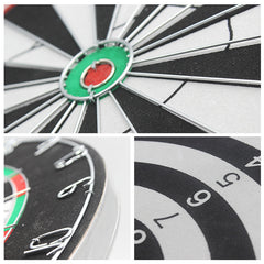 Double Sided Dartboard With Dart Needles Funny Dart Board Game