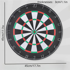 Double Sided Dartboard With Dart Needles Funny Dart Board Game