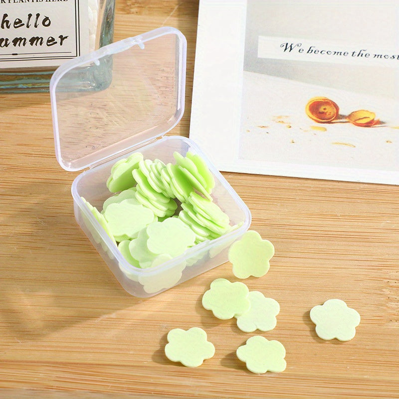 3pcs Portable Disposable Hand Washing Soap Flakes for Outdoor Camping Travel