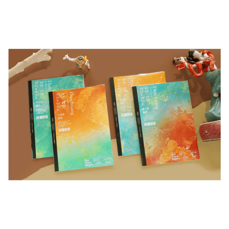4pcs Set B5 Business Notebook Diaries Journal Meetings & Records