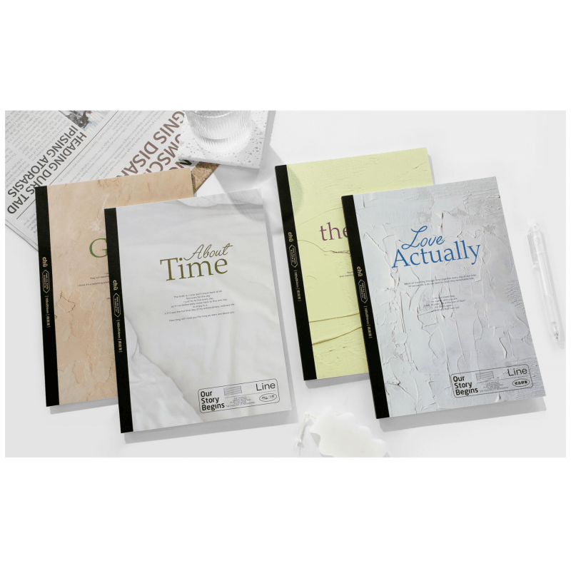 4pcs Set B5 Business Notebook Diaries Journal Meetings & Records