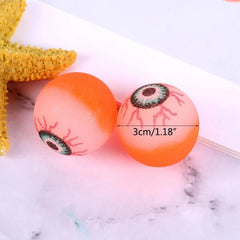 Glowing Doll Bouncy Eyeball Halloween Prop Party Decoration