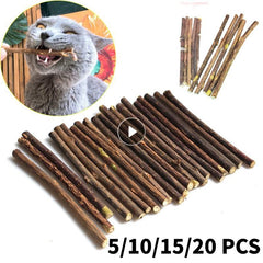 Cat Molar Stick Cleaning Teeth Natural Catnip Pet Cat Toothpaste Stick