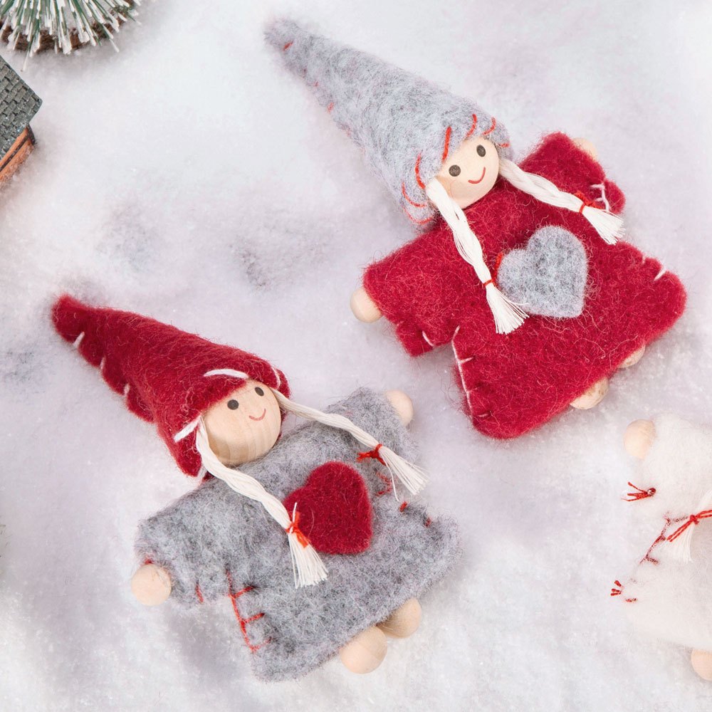 Felt Doll Old Man Pendant Hanging Decoration