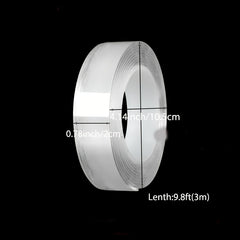 Reusable Double Sided Adhesive Nano Tape Washable