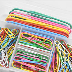 Coloured Paper Clips Set 250pcs Plastic Coated Small Large 28mm 50mm 100mm