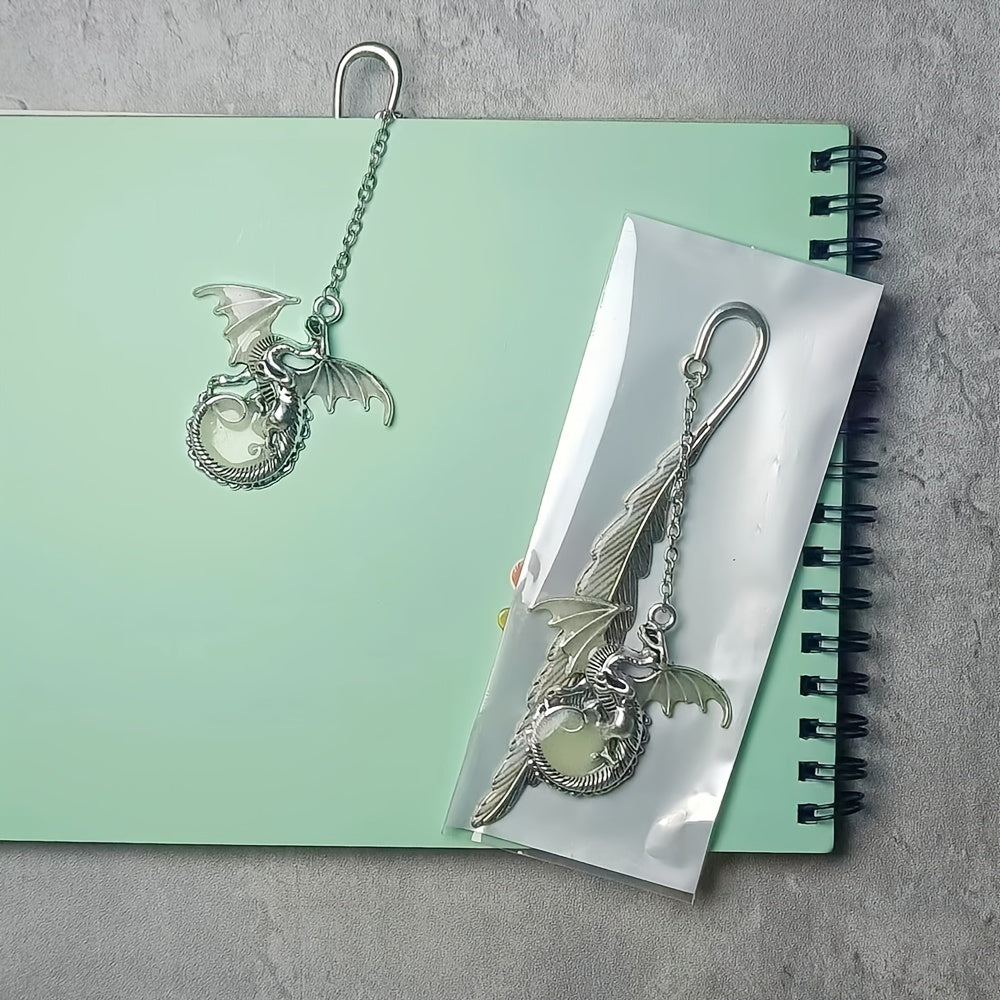 Noctilucent Flying Dragon Bookmark - Magical Touch For Reading