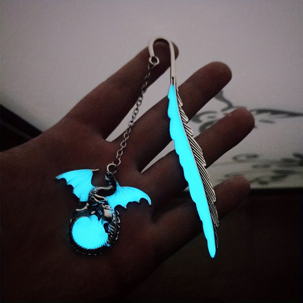 Noctilucent Flying Dragon Bookmark - Magical Touch For Reading