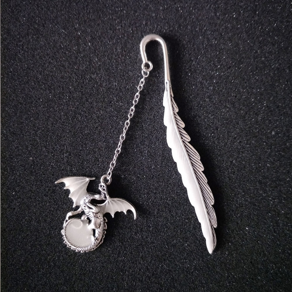 Noctilucent Flying Dragon Bookmark - Magical Touch For Reading