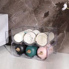 Sports Water Bottle Organizer For Cabinet Stackable Tumbler Organizer
