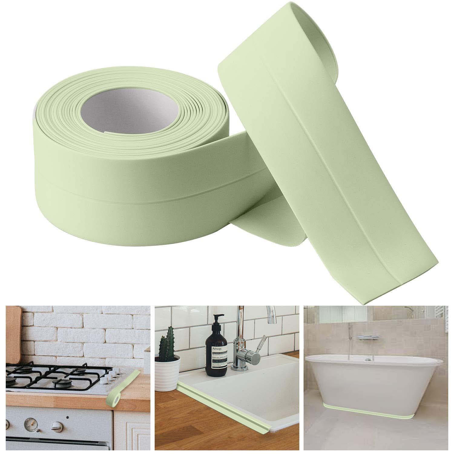 PVC Self Adhesive Caulk Tape Sealant Strip for Bath and Kitchen