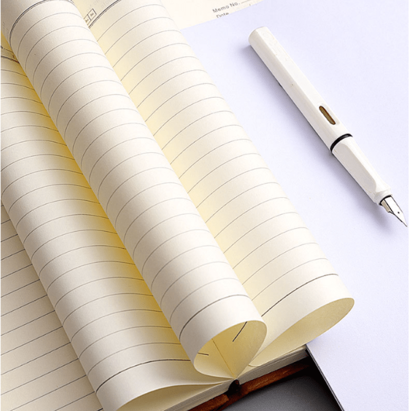 360 Page Leather Business A5 Notebook - Office Stationery Supplies