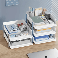 Stackable Office Desktop Storage Box for Easy Organization