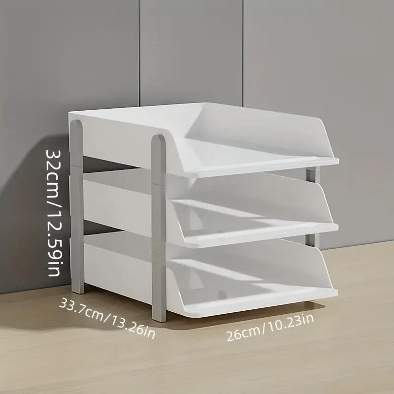 Stackable Office Desktop Storage Box for Easy Organization