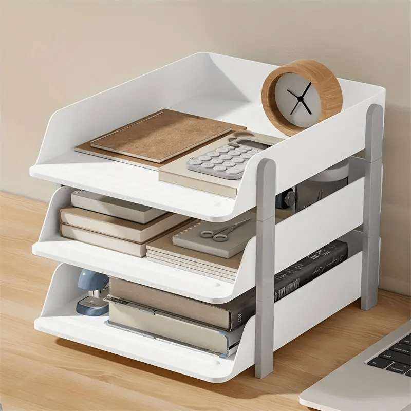 Stackable Office Desktop Storage Box for Easy Organization