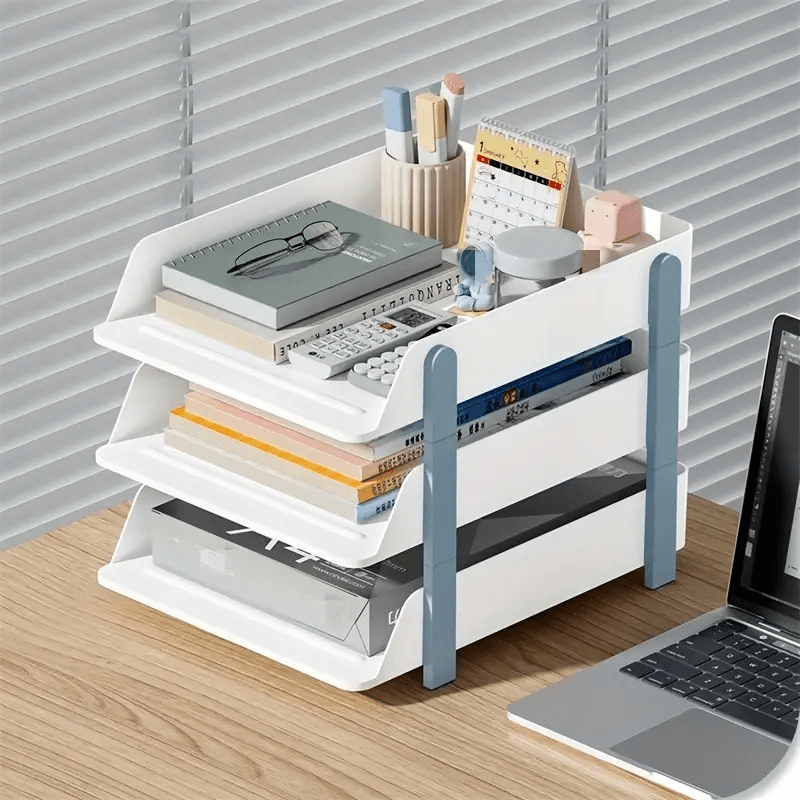 Stackable Office Desktop Storage Box for Easy Organization