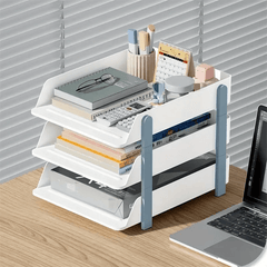 Stackable Office Desktop Storage Box for Easy Organization