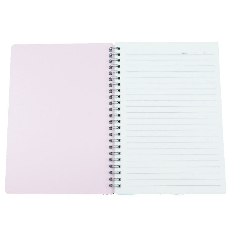 B5 PP Coil Notebook 60 Sheets Horizontal Line Exam Student