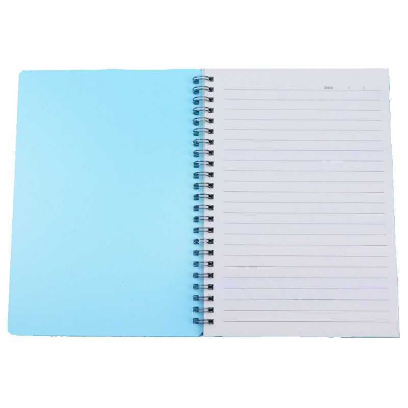 B5 PP Coil Notebook 60 Sheets Horizontal Line Exam Student