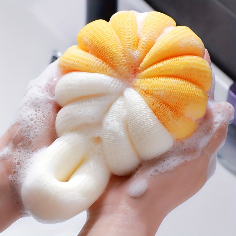 Pumpkin Bath Sponge & Mesh Ball Set
