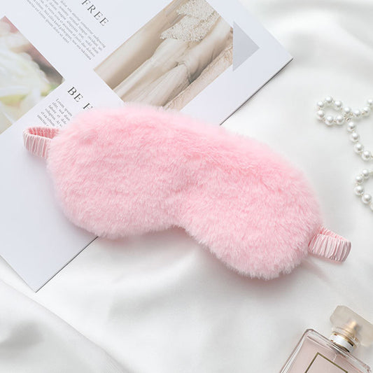 Plush Eye Mask Breathable Sleeping Aid
