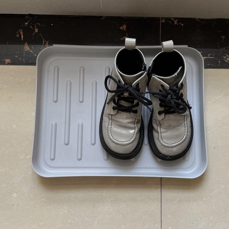 Plastic Shoe Mat Tray for Entryway Indoor Outdoor Shoe Storage