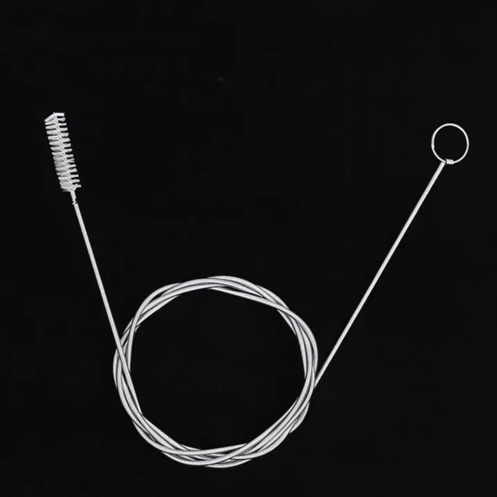 1pc Stainless Steel Spiral Washing Brush for Refrigerator Washer