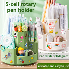 360 Rotatable Pen Holder Stationery Organizer in Durable Material