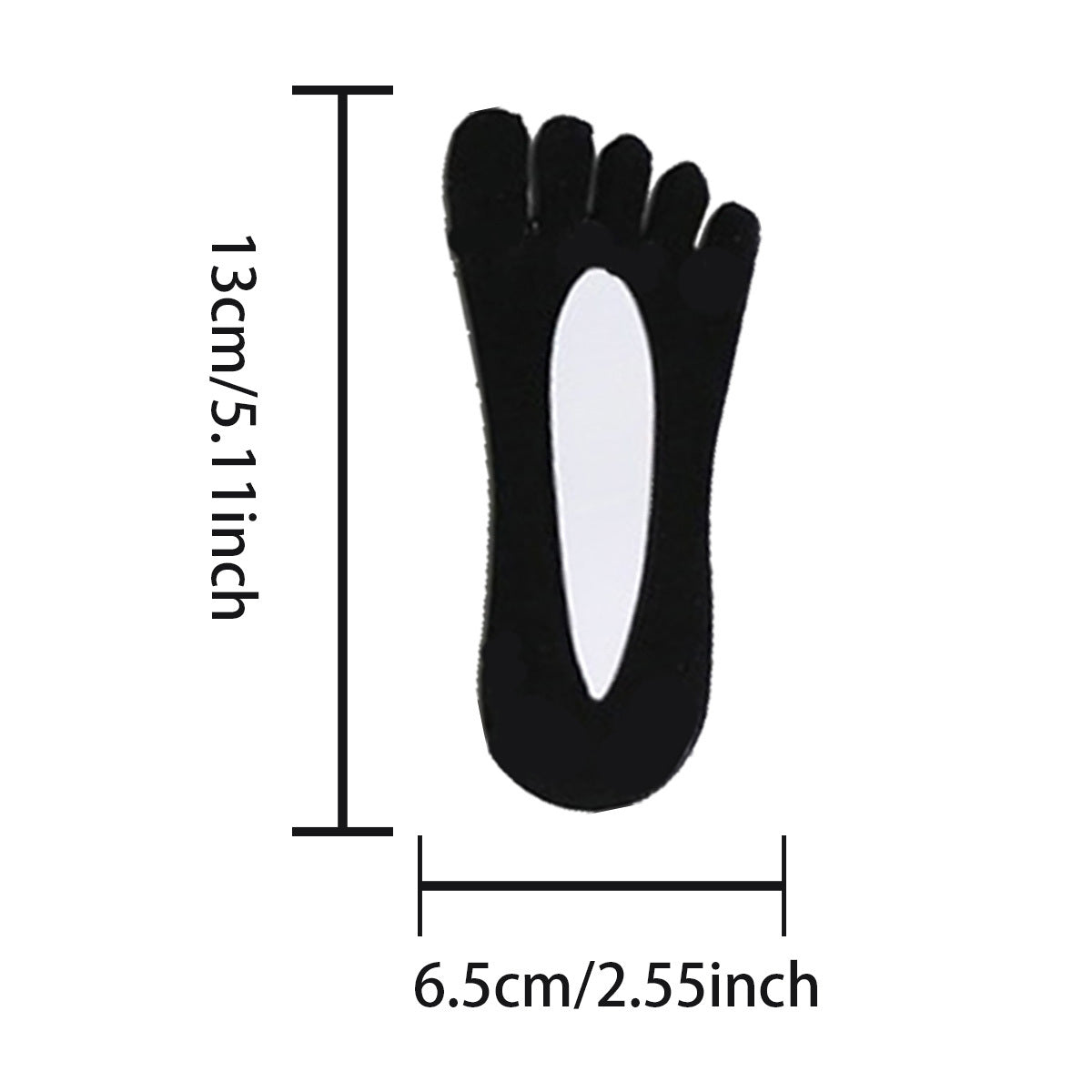 Women's No Show Boat Socks 4 Pairs Five Toe Sweat Absorption Thin Socks