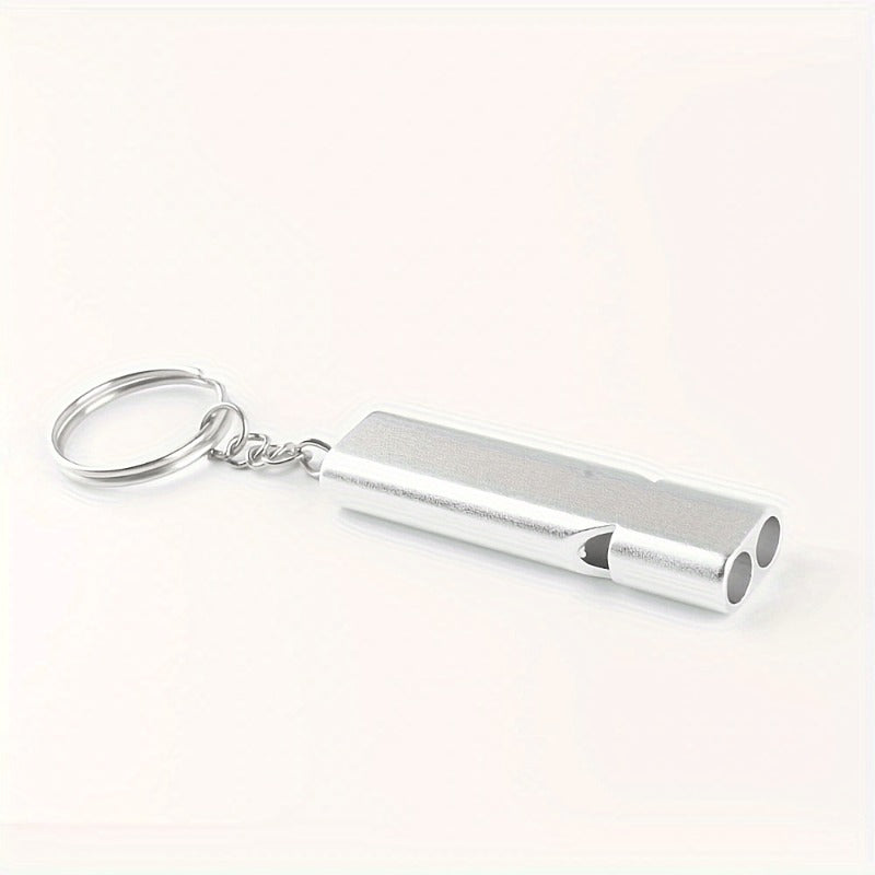 2pcs Double Frequency Aluminum Alloy Emergency Whistle