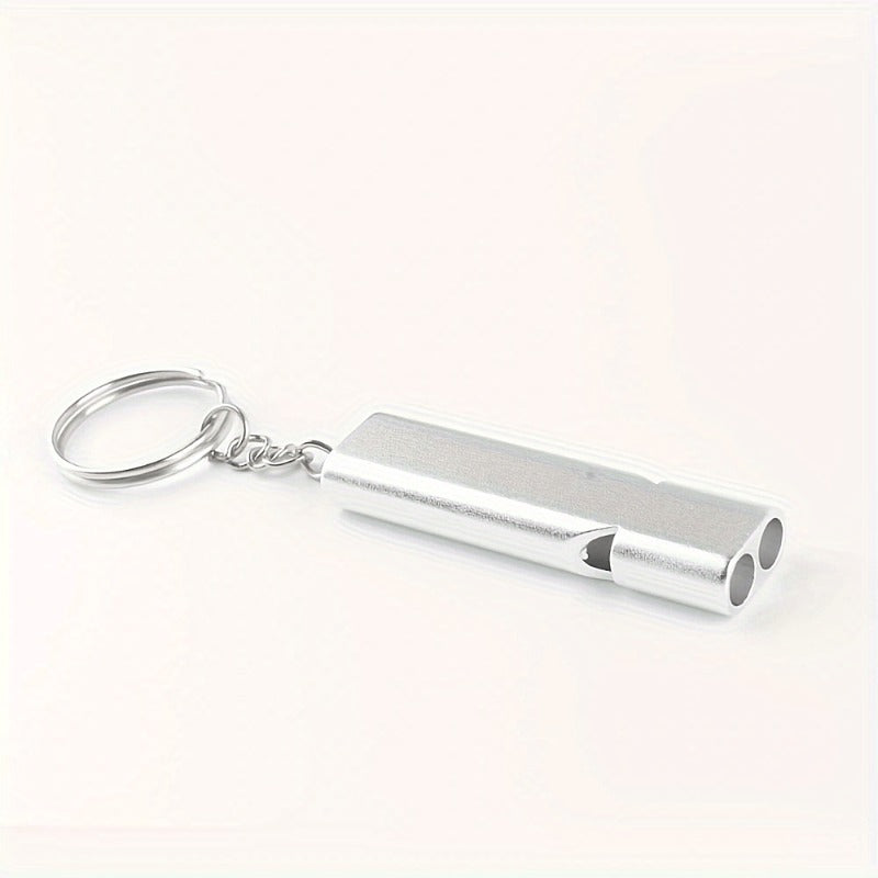 2pcs Double Frequency Aluminum Alloy Emergency Whistle