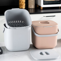 Food Waste Basket Bin With Handle