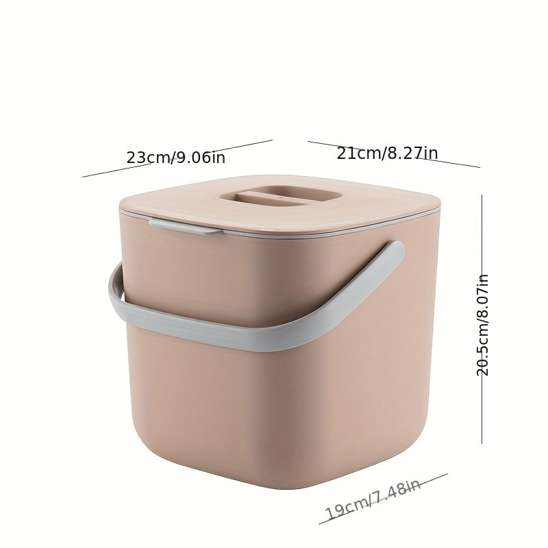 Food Waste Basket Bin With Handle