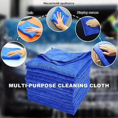 10pcs Soft Microfiber Towels Washcloths Highly Absorbent Cleaning Cloth