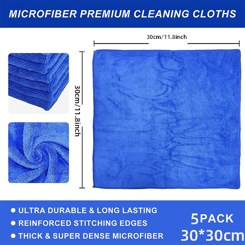 10pcs Soft Microfiber Towels Washcloths Highly Absorbent Cleaning Cloth