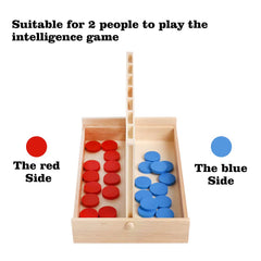 Wooden 10 16 Cm A Row Board Games Line Up 4 Connect Games For Travel