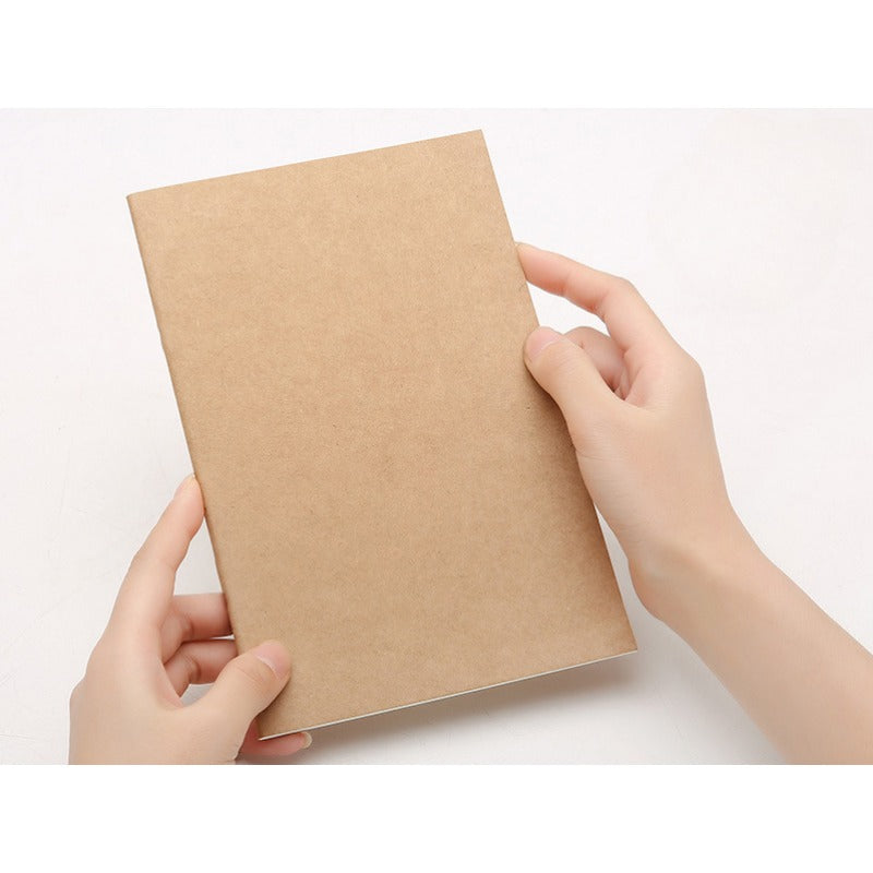2pcs Vintage A6 Notebook Horizontal Line Inner Page School Supplies