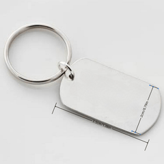 Creative Metal Key Chain Keyring Pendant Father's Gift