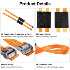 Snow Chain Strap Emergency Anti Skid Belt for Car SUV