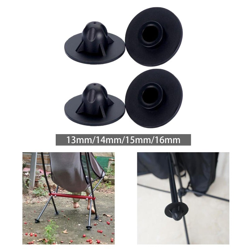 4pcs Furniture Foot Covers Chair Leg Cap Replacement 14mm