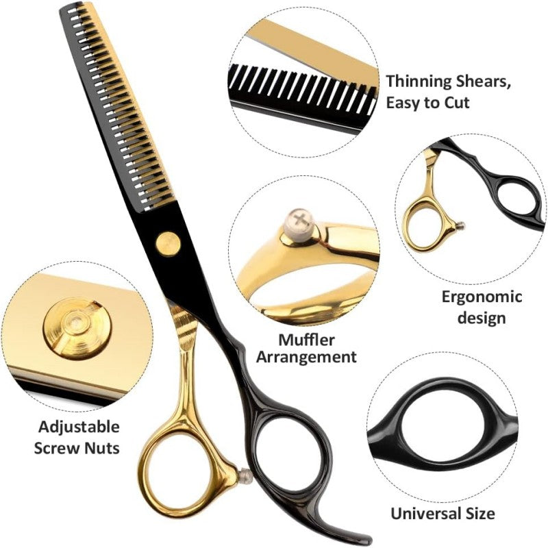 Professional Hair Cutting Scissors Shears Golden Haircut Scissors