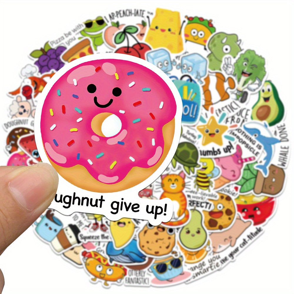 50pcs Cartoon Anime Stickers For Students Teacher School