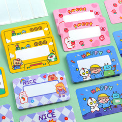 20pcs Cartoon Scratch Cards Student Classroom Handwritten Interactive Scratch