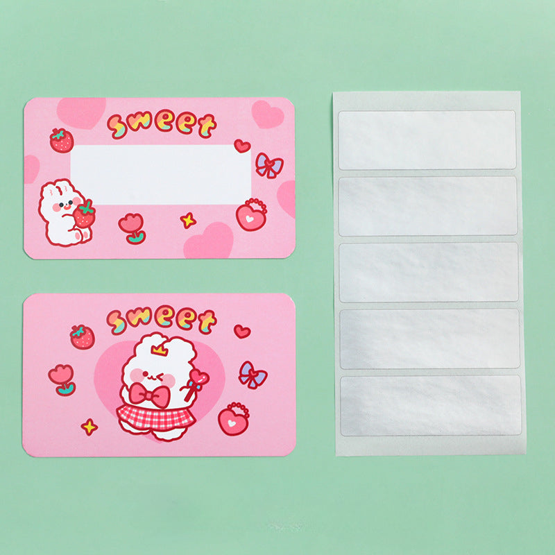 20pcs Cartoon Scratch Cards Student Classroom Handwritten Interactive Scratch