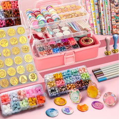 Creative Wax Seal Stamp Kit for DIY Decorative Christmas Cards