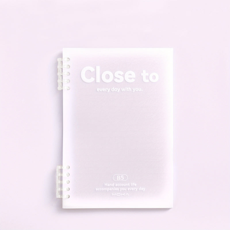 B5 Spiral Notebook 10x7, Hardcover, College Ruled, 60 Sheets