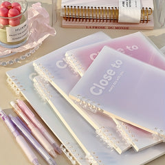 B5 Spiral Notebook 10x7, Hardcover, College Ruled, 60 Sheets