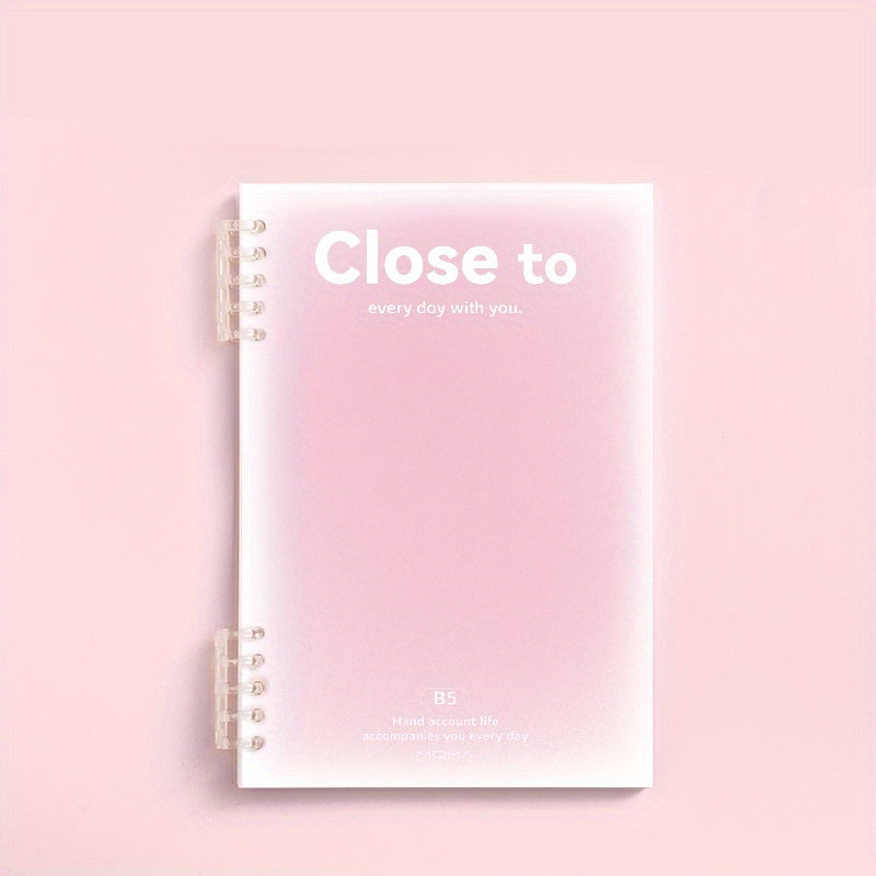 B5 Spiral Notebook 10x7, Hardcover, College Ruled, 60 Sheets