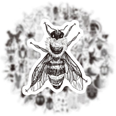 68pcs Insect Elk Waterproof Stickers Pack for DIY - Teens Girls